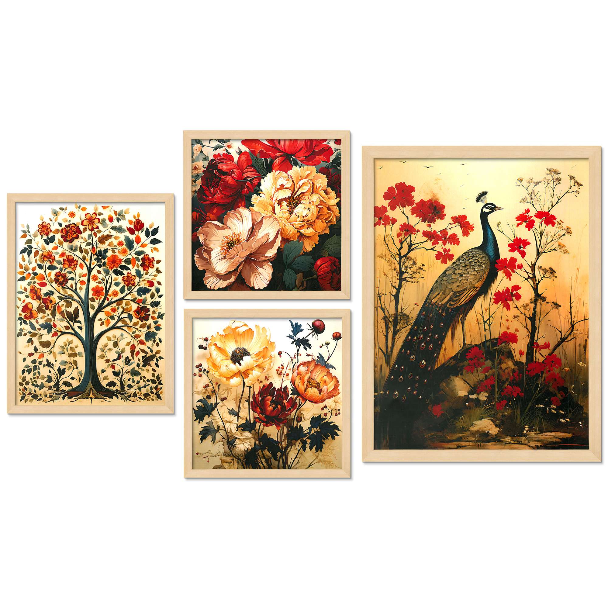 SET OF 4 DIGITAL WALL PAINTING - Image 4